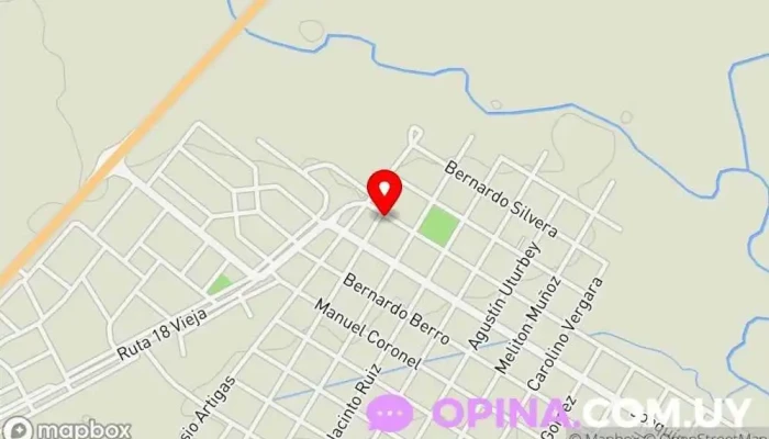 mapa de Policlinico De I.A.C (Instituto Asistencial Colectivo) Centro médico en Vergara