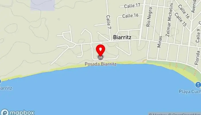 mapa de Posada Biarritz Restaurante en Biarritz