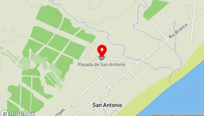 mapa de Posada San Antonio Hotel en San Antonio