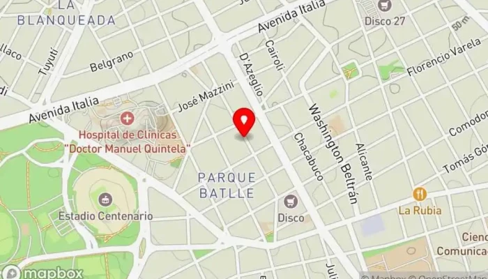 mapa de Posadas  en Montevideo