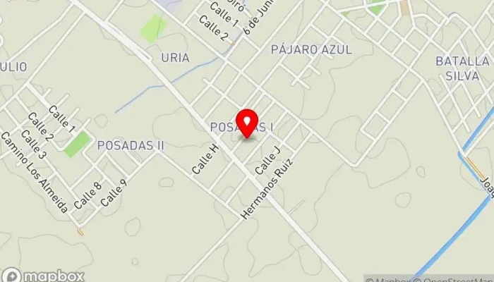 mapa de Posadas  en Rio Branco