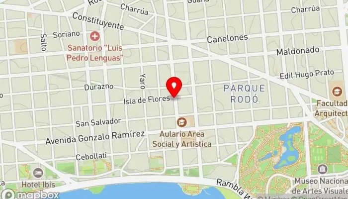 mapa de POTTS Restaurante, Restaurante de brunch, Cafetería, Pastelería, Salón de té en Montevideo