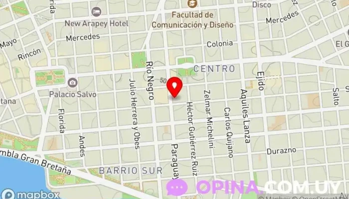 mapa de Prestama Consultora financiera en Montevideo