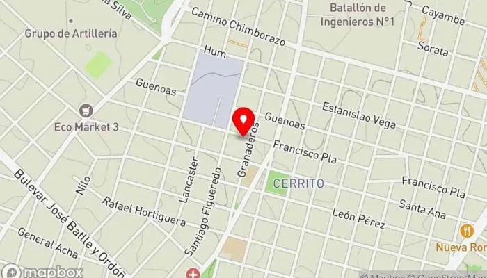 mapa de Pronsabor Restaurante de comida rápida en Montevideo