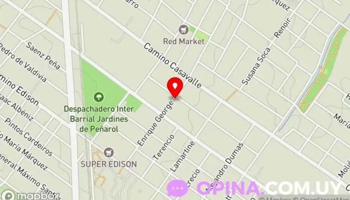 mapa de Prosum Negocios Inmobiliarios Agencia inmobiliaria en Montevideo