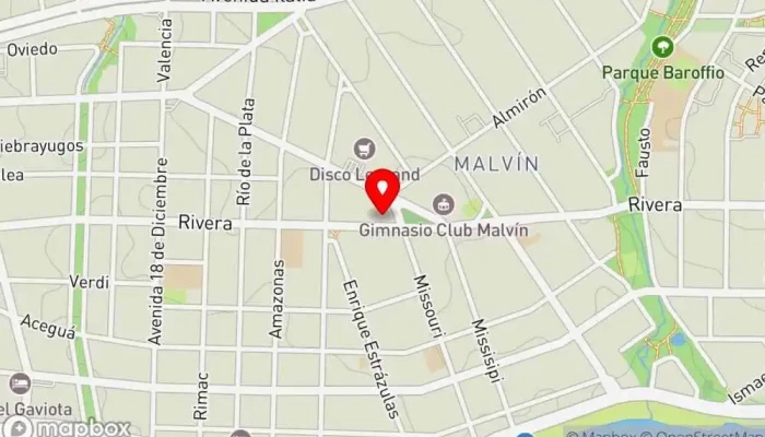 mapa de PROXIMAMENTE Bar en Montevideo