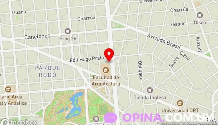 mapa de Proyecto Impresora digital en Montevideo