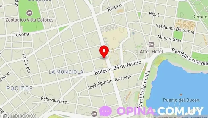 mapa de Psic.Álvaro García Psicólogo en Montevideo