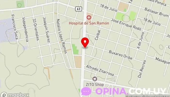 mapa de Psicoap Clínica de psicopedagogía en San Ramón