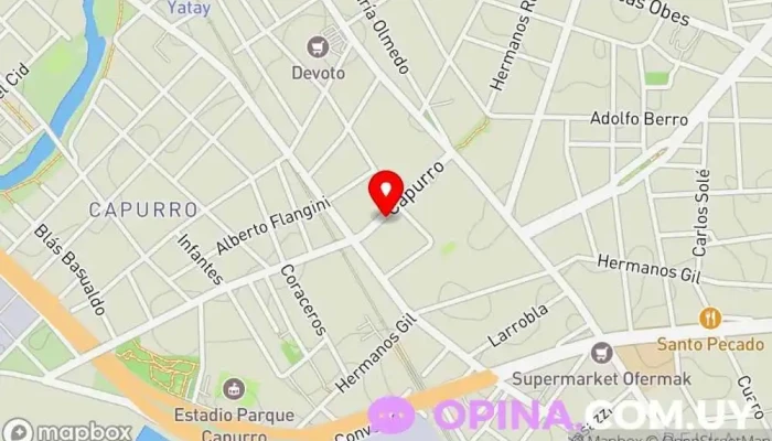 mapa de Psicóloga - Lic. Catalina Fernández Psicólogo en Montevideo