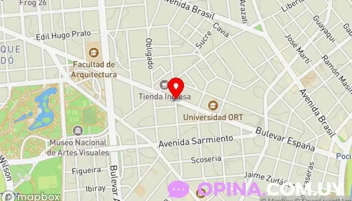 mapa de Psicóloga Clínica Lic. Marcela Castro Psicólogo en Montevideo