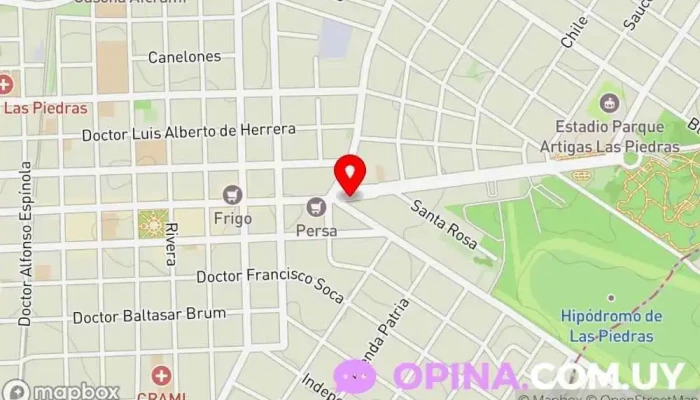 mapa de Psicóloga EquilibradamentePsi Psicólogo en Las Piedras
