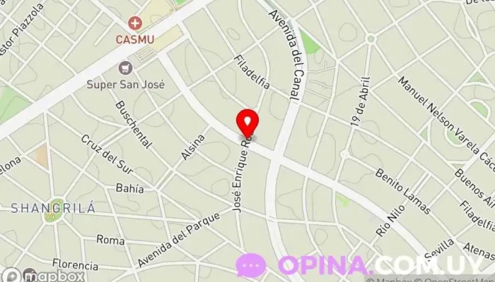 mapa de Psicóloga Lic. Alejandra Yustas Psicólogo, Psicoterapeuta en Ciudad de la Costa