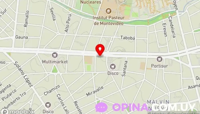 mapa de Psicóloga Magalí Fernández Psicólogo, Psicólogo infantil, Psicoterapeuta en Montevideo