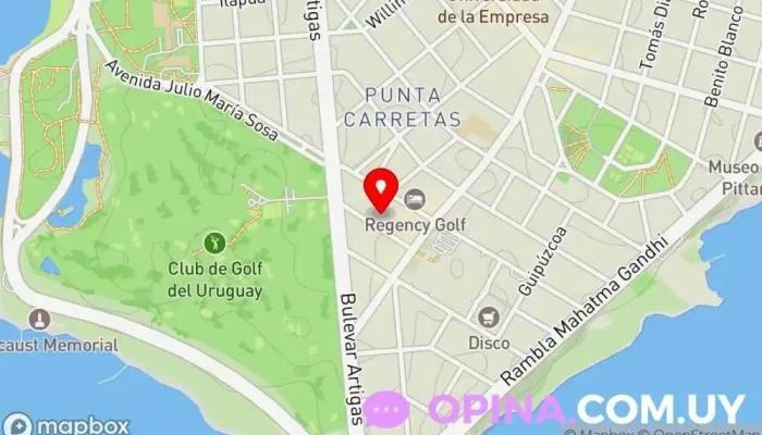 mapa de Psicóloga Patricia Inler . Psicoterapia EMDR ,Pocitos, Montevideo Psicólogo, Psicólogo infantil, Psicoterapeuta en Montevideo