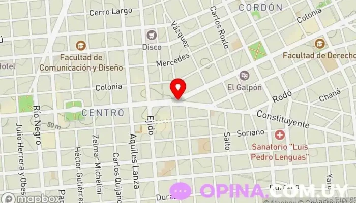 mapa de Psicóloga Rosana.C Rodríguez ( Uruguay) Prevención de suicidio Psicólogo en Montevideo
