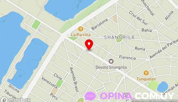 mapa de Psicóloga Rosina Rey Psicólogo en Ciudad de la Costa
