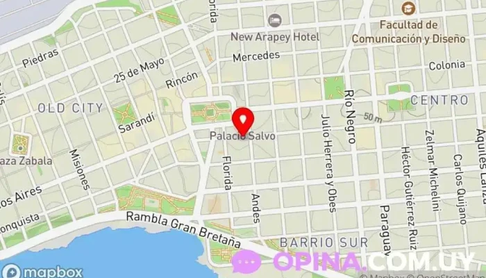 mapa de Psicóloga Verónica González Lima Psicólogo, Psicoterapeuta en Montevideo