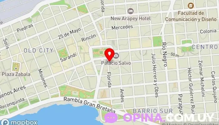 mapa de Psicólogo Lic. Conrado D'Andrea Psicoterapeuta en Montevideo