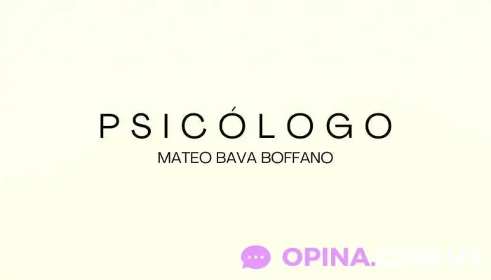 Psicologo Lic Mateo Bava Boffano Del Propietario - Paysandú