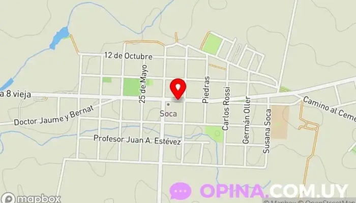 mapa de Psicologo Psicoterapeuta en Doctor Francisco Soca