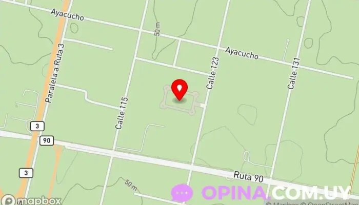 mapa de Pueblo Pindo Complejo de viviendas en Departamento de Paysandú