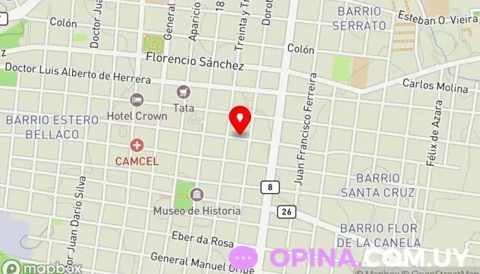 mapa de Puerto Fit Gym Gimnasio en Melo