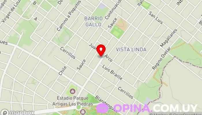 mapa de Puesto fyv. Granja en Las Piedras