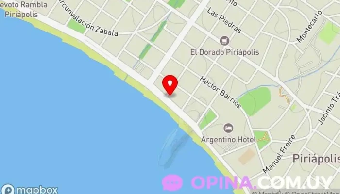 mapa de punto este inmobiliaria boutique Agencia inmobiliaria en Piriápolis