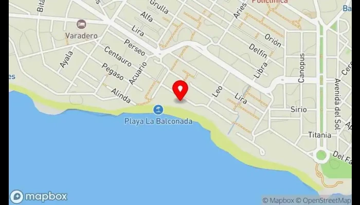 mapa de Punto Sur Restaurante en La Paloma