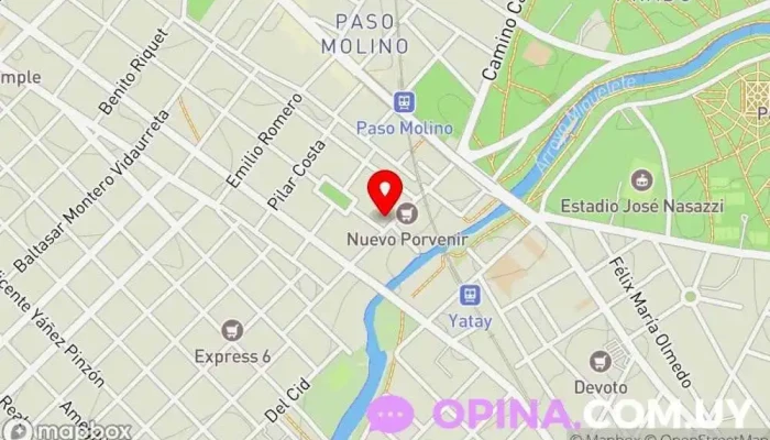 mapa de Q' Impresión! Imprenta en Montevideo