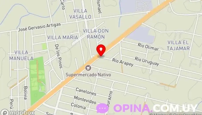 mapa de +QKiosco Mercado, Gasolinera alternativa, Estación de carga de teléfonos móviles, Tienda de puros, Tienda de fiambres, Copistería, Tienda general, Tienda de bebidas alcohólicas, Papelería en Barros Blancos