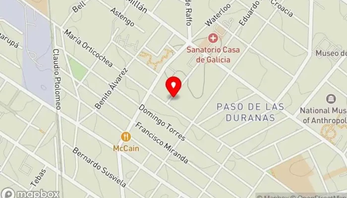 mapa de Que Parrrula!!! Restaurante de comida rápida en Montevideo