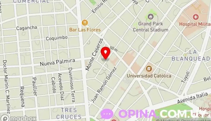 mapa de Queen Anne English Studies Escuela en Montevideo