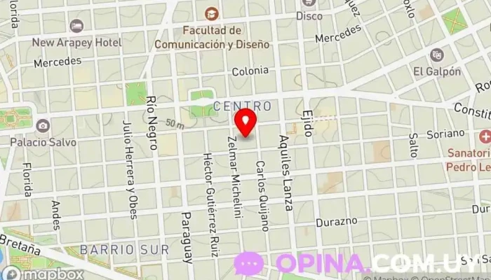 mapa de Quinqué | libros al toque Librería en Montevideo