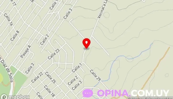 mapa de Rara Cuenca Centro educativo en Piriápolis