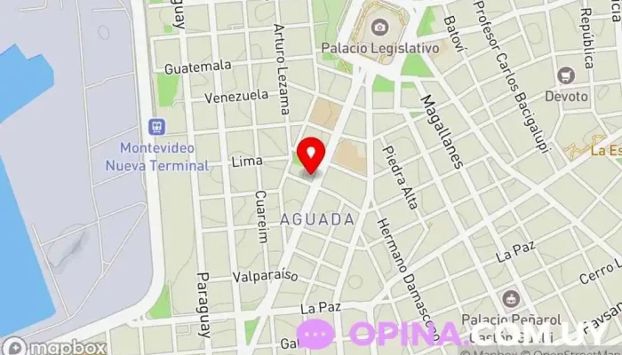 mapa de Regalería Cuenta Cuentos Tienda de regalos en Montevideo