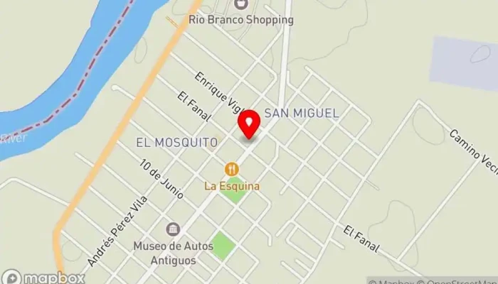 mapa de Regaleria Tienda de alimentación en Rio Branco