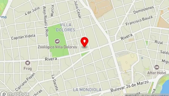 mapa de Regency Way Montevideo Hotel Hotel en Montevideo