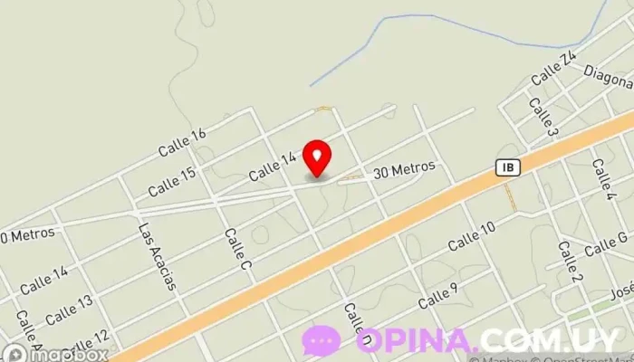 mapa de Remate Ferreira Casa de subastas en Las Toscas