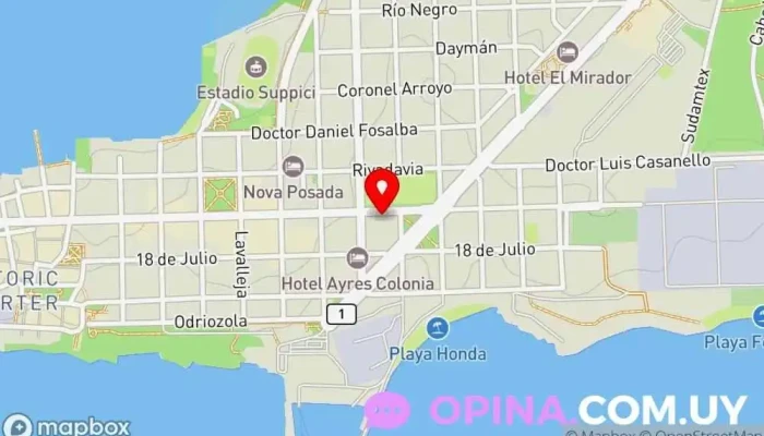 mapa de RE/MAX REAL Agentes inmobiliarios en Col. del Sacramento