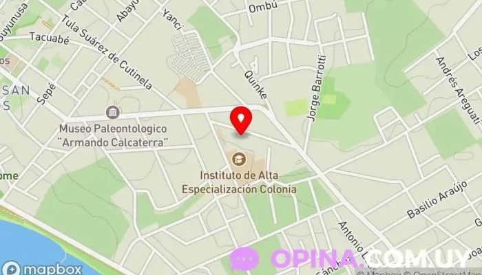 mapa de Residencia del CeRP Residencia de estudiantes en Col. del Sacramento