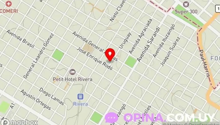 mapa de Residencia Condominio en Rivera