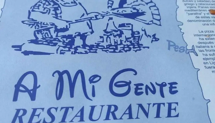 Restaurant A Mi Gente:  Menu