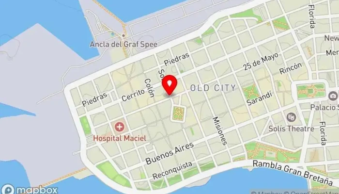 mapa de Restaurant El Navegante Restaurante en Montevideo