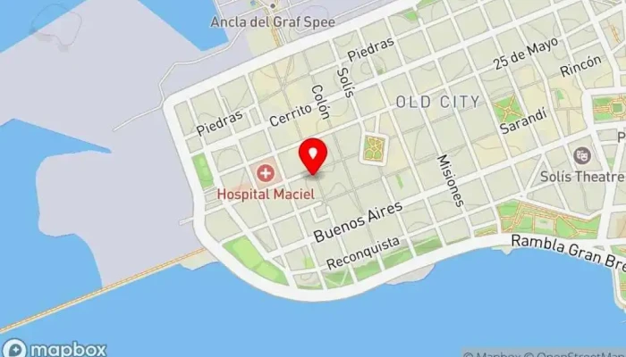 mapa de Restaurant Primuseum Restaurante uruguayo, Parrilla en Montevideo