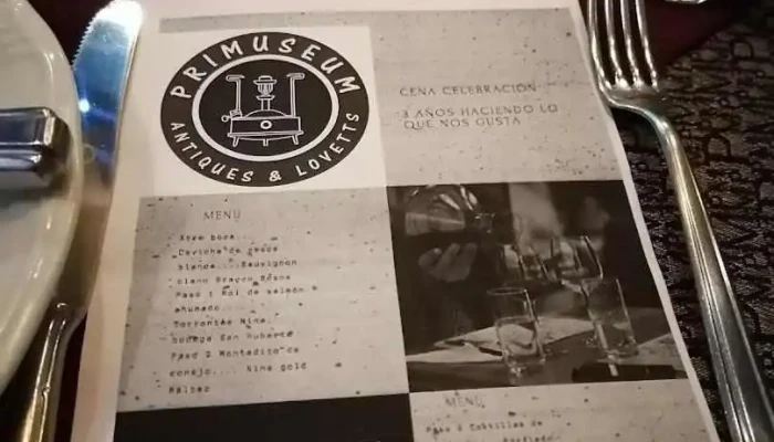 Restaurant Primuseum:  Menu