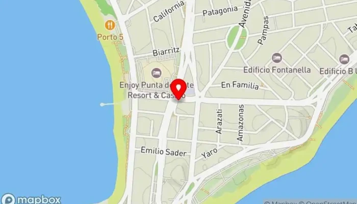 mapa de Restaurant y parrillada La Cava Restaurante en Punta del Este