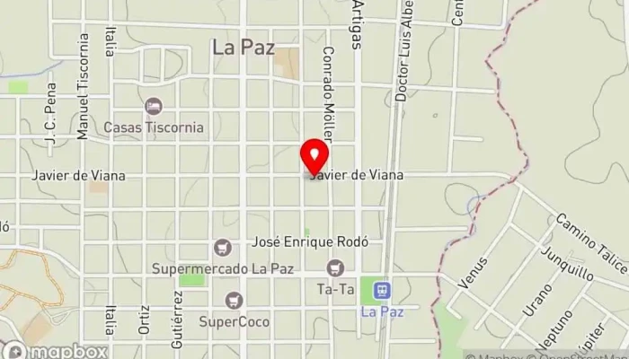 mapa de Restaurante Casa Palie Restaurante en La Paz