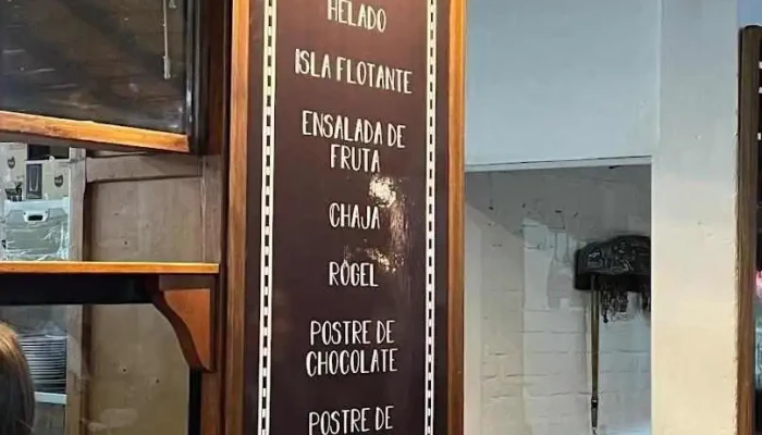 Restaurante El Rancho:  Canelones Menu